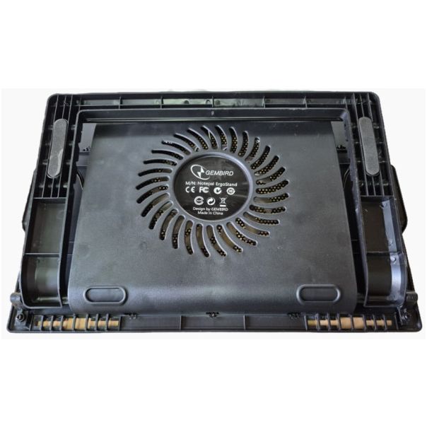 N2000IV** Gembird hladnjak za laptop, 15-17 180mm Fan-CONTROL, 2xUSB, 365x265mm, Ergo Stand(599) - EP3230994
