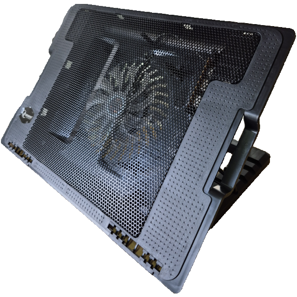 N2000IV** Gembird hladnjak za laptop, 15-17 180mm Fan-CONTROL, 2xUSB, 365x265mm, Ergo Stand(599) - EP3230994