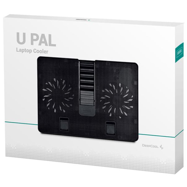 DeepCool U PAL Hladnjak za laptop 15.6 2x140mm.Fan 1000rpm 92CFM 26dB 390x280x27mm USB3.0 (postolje - EP3230464