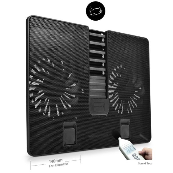 DeepCool U PAL Hladnjak za laptop 15.6 2x140mm.Fan 1000rpm 92CFM 26dB 390x280x27mm USB3.0 (postolje - EP3230464