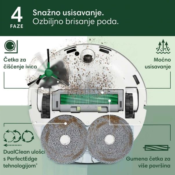 iROBOT Robot usisivač Roomba Combo 405+ beli - G185240