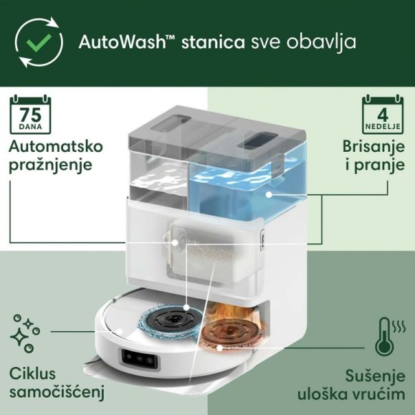 iROBOT Robot usisivač Roomba Combo 405+ beli - G185240