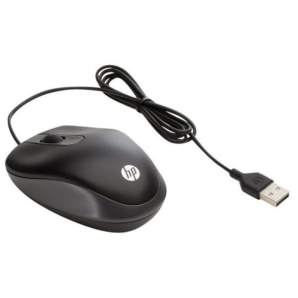 HP Žični miš Travel, G1K28AA, crni - G1K28AA