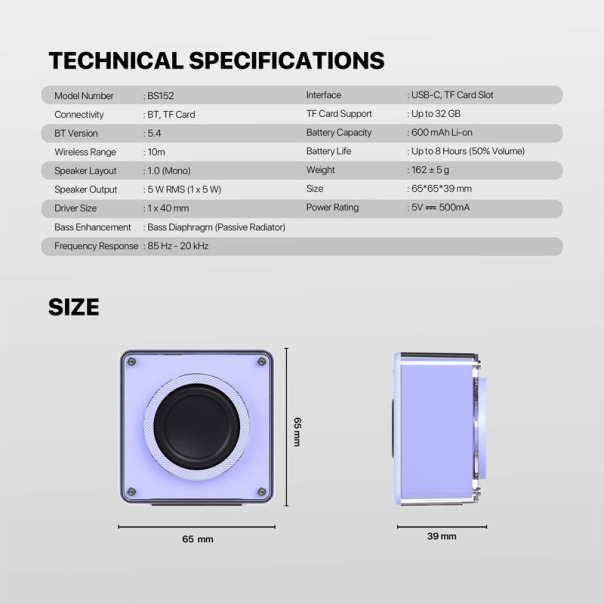 Zvučnik Fantech BS152 NeraBox beli - EP2793594