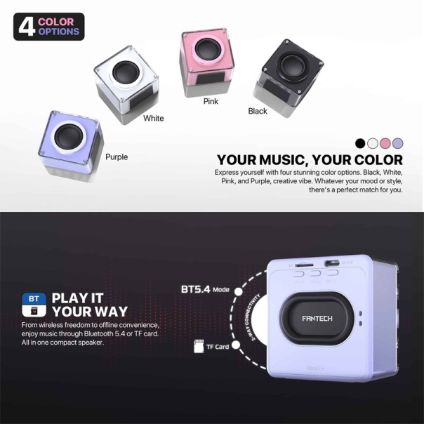 Zvučnik Fantech BS152 NeraBox roze - EP2793627