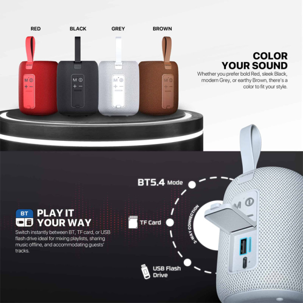 Zvučnik Fantech BS157 NeraBox braon - G224131