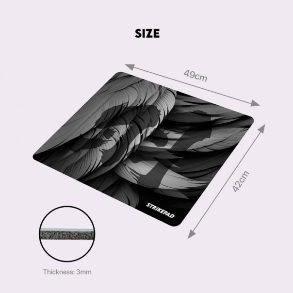 Podloga za miš Fantech MST491 Holographic Strikepad crna - EP2849952