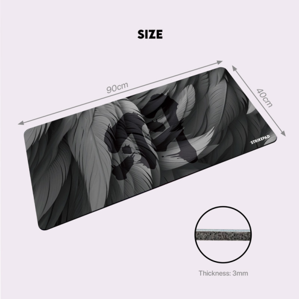 Podloga za miš Fantech MST901 Holographic Strikepad crna - EP2842978