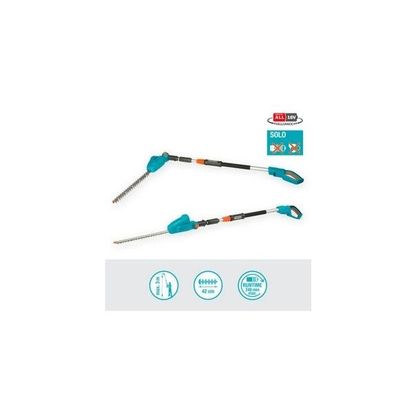 GARDENA Baterijski teleskopski trimer za živu ogradu Ths 42/18v p4a - GA 14732-55