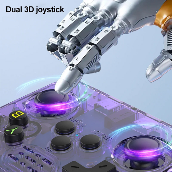 Ručna konzola GAME MASTER R36S 64GB transparent crna - 609001