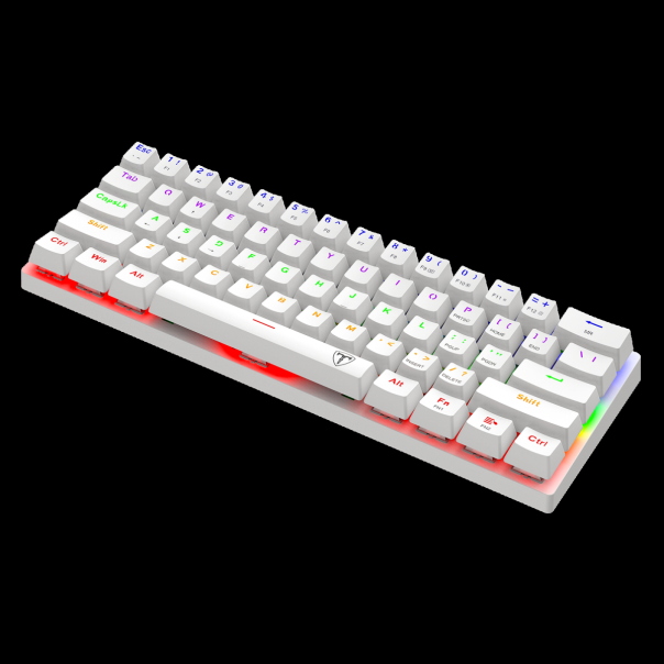 T-DAGGER Gaming mehanicka tastatura Arena TGK321W-BL (plavi switch) bela - 621805