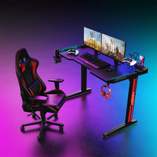 Nanobit Gaming sto NB502 120cm Midnight Black - 616875