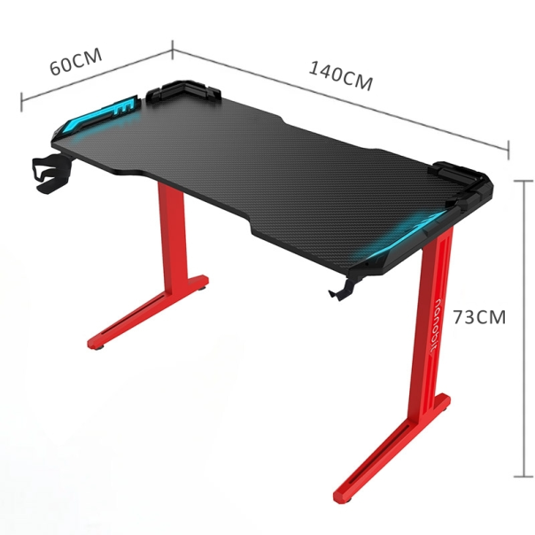 Gaming sto Nanobit NB502 140cm crveni - 616878