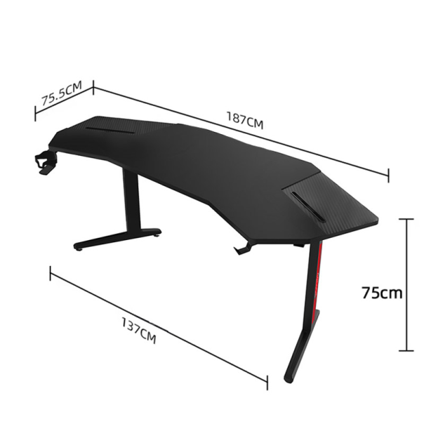Gaming sto Nanobit NB504 187cm crni - 616883