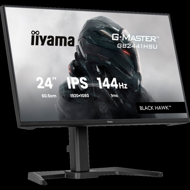 IIYAMA 24 inch IPS Gaming G-Master Black Hawk FreeSync 1920x1080 144Hz 300cd/m2 HDMI DisplayPort 1ms - EP2811927