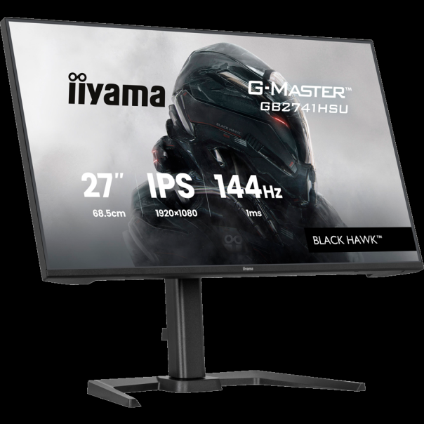 IIYAMA 27 inch IPS Gaming G-Master Black Hawk FreeSync 1920x1080 144Hz 300cd/m2 HDMI DisplayPort 1ms - EP2811921