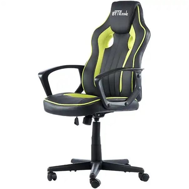 BYTEZONE Gaming stolica TACTIC crno/zelena - GC2550
