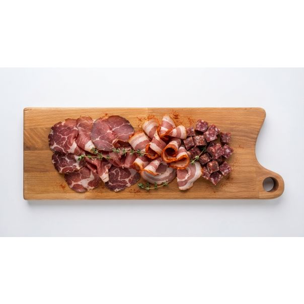 ARBOREA Asimetrična daska za serviranje, drvena, 19x58cm - Long1-58