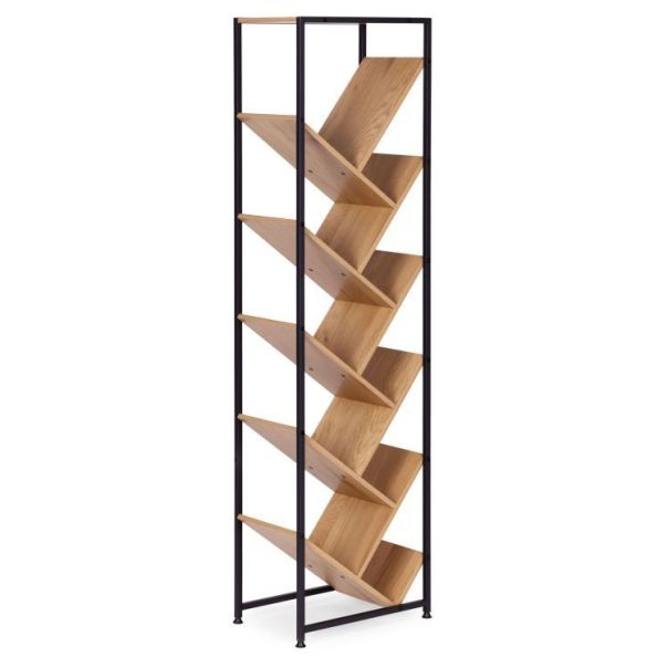 MODERNHOME Geometrijska polica za knjige, loft stil – - EP3003313