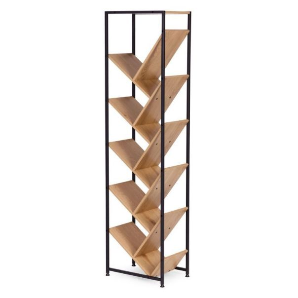 MODERNHOME Geometrijska polica za knjige, loft stil – - EP3003313