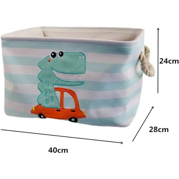 KINDER HOME Sklopiva kutija za odlaganje igračaka i odeće plava - GH-KK01