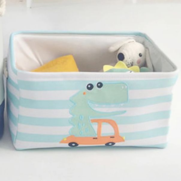 KINDER HOME Sklopiva kutija za odlaganje igračaka i odeće plava - GH-KK01