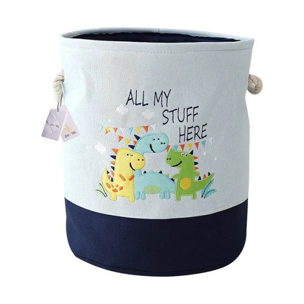 KINDER HOME Sklopiva dečija korpa za igračke ili odeću plava - GH-KK04