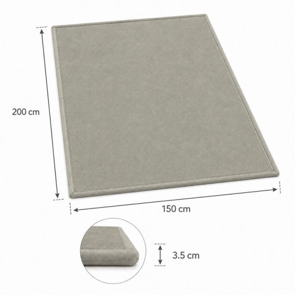 Dečiji tepih sa memorijskom penom KINDER HOME LOLA, 150x200 cm, debljina 3,5 cm,  vodoodbojni - EP3235169