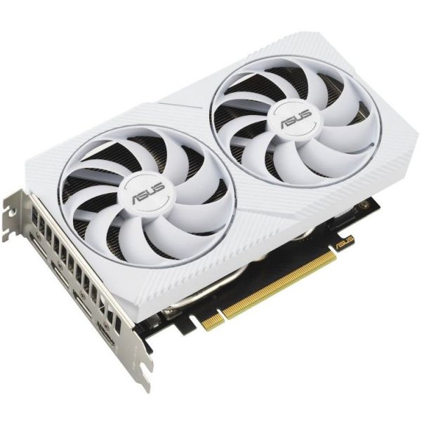 ASUS Grafička kartica RTX 3060 8GB Dual White OC LHR GDDR6 DUAL-RTX3060-O8G-WHITE - GK007