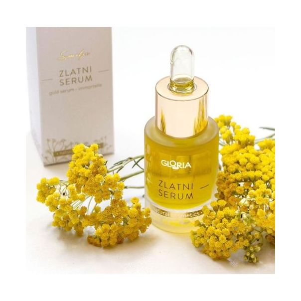 GLORIA Zlatni serum za lice smilje, 15 ml - GL70063