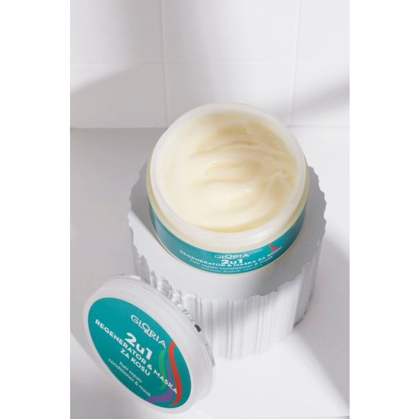GLORIA Regenerator i maska za kosu, 2 u 1, 200 ml - GL70107