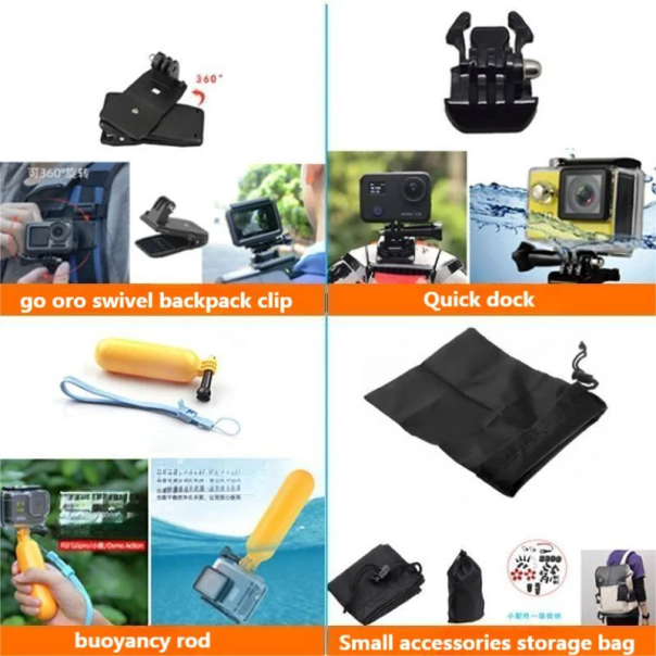 Go Pro SET opreme 14 u 1 - 610820
