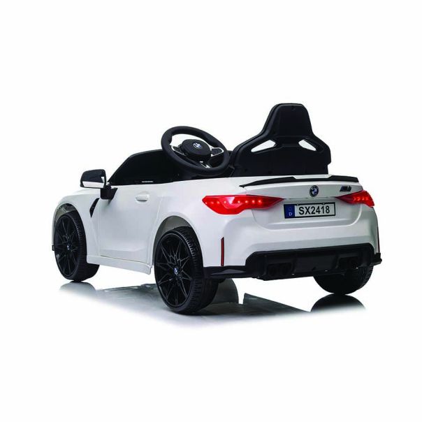EUROBAJK Dečiji auto na akumulator BMW M4 - Beli - 10060-1