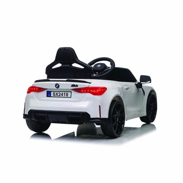 EUROBAJK Dečiji auto na akumulator BMW M4 - Beli - 10060-1