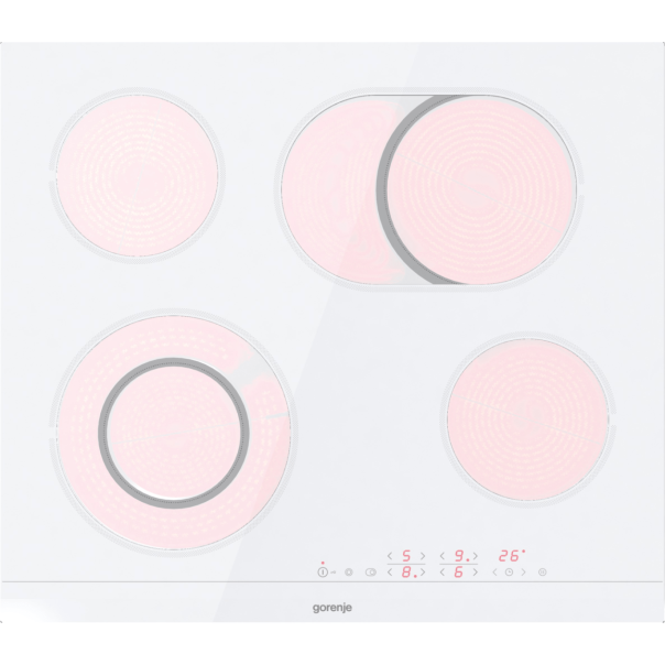 GORENJE Ugradna staklokeramička ploča ECT643WCSC, bela - EP2780606