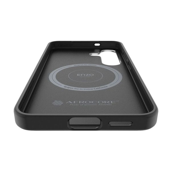 SAMSUNG Magnetna maska ENZO ARAMID za S25, grafitna - EP2169942