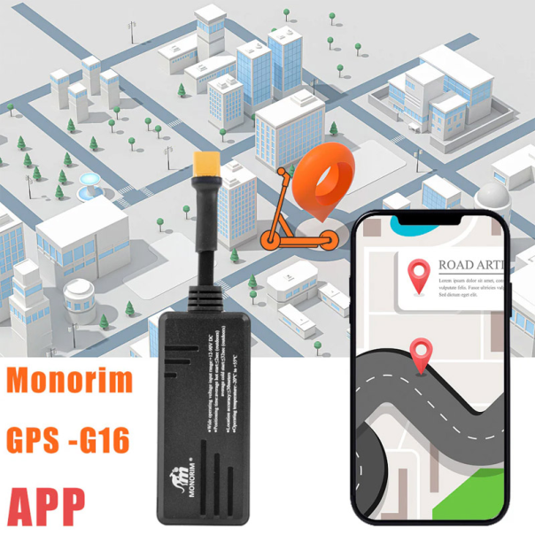 GPS lokator Monorim G16A-GPS za elektricne trotinete i elektricne bicikle - 612846