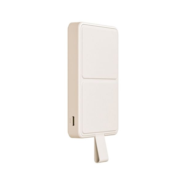 XIAOMI Power Bank 6000mAh Mi 15W Magnetic, bela - GPS01077
