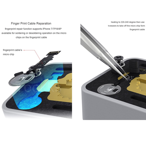 Grejac cipova za Iphone 7-Iphone 11 Pro Max za skidanje lepka Mega-iDea Hot Stone - 118579-1