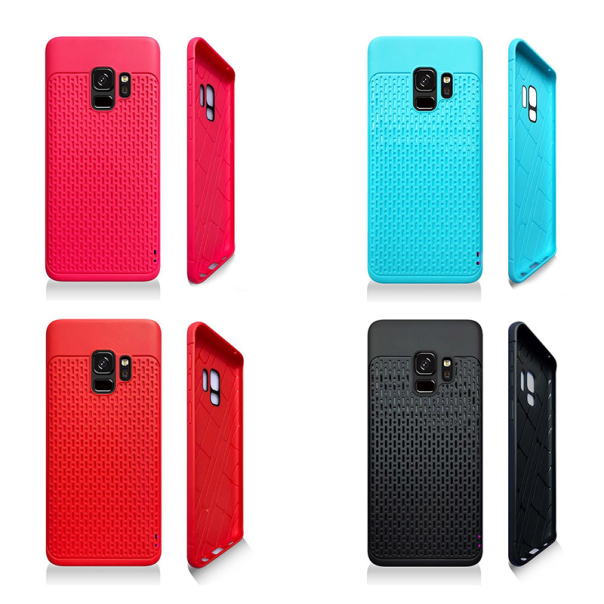 Maska za Huawei Y9 (2018) Grid crvena - 023709