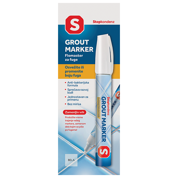STOPKONDENZ Flomaster za fuge sivi - 8606101939137