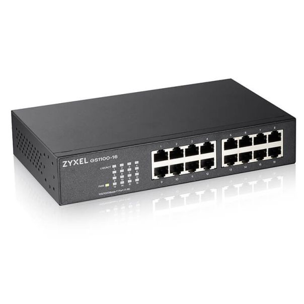 ZYXEL Switch GS1100-16 - GS1100-16-EU0103F