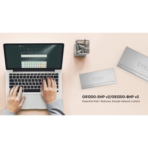 ZYXEL Switch GS1200-5HP - GS1200-5HPV2-EU0101F