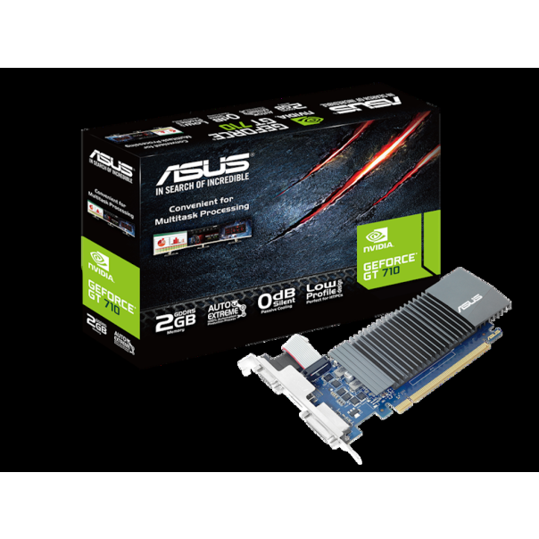 Graficka karta ASUS GT710-SL-2GD5-BRK-EVO NVD/2GB/GDDR5/32bit/crna - EP3066536