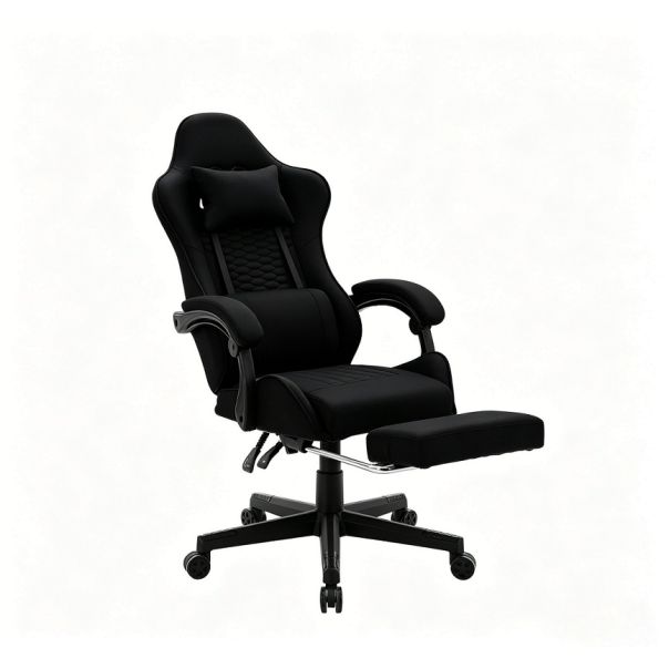 ePlayGame Gejmerska stolica HC-4095 FABRIC-BS2 crna - HC-4095 FABRIC-BS2