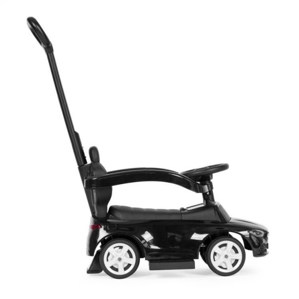ECO TOYS Guralica sa interaktivnim volanom i ručkom Mercedes C class, crna - 668 BLACK