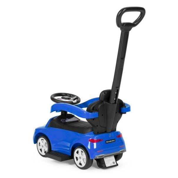 ECO TOYS Guralica sa interaktivnim volanom i ručkom Mercedes C class, plava - 668 BLUE
