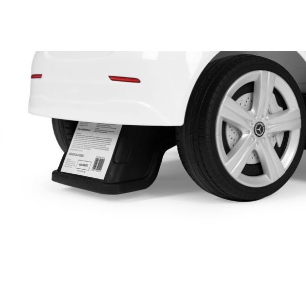 ECO TOYS Guralica sa interaktivnim volanom i ručkom Mercedes C class, bela - 668 WHITE