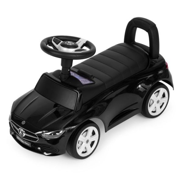 ECO TOYS Guralica sa interaktivnim volanom i zvucima Mercedes C class, crna - 667 BLACK