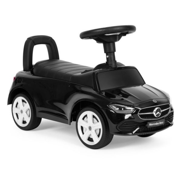 ECO TOYS Guralica sa interaktivnim volanom i zvucima Mercedes C class, crna - 667 BLACK